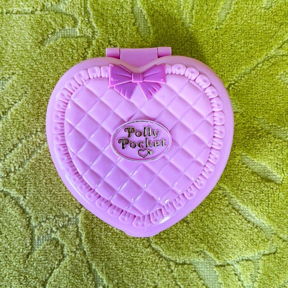 Mattel Polly Pocket Sparkle Stars 2003 NEW Bluebird Pink Heart Compact 1994 VTG - Picture 9 of 11